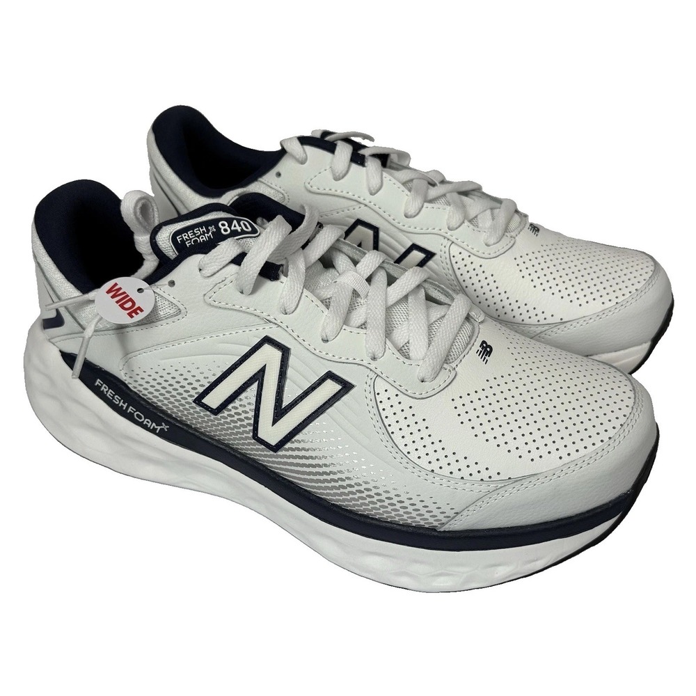 NWOB New Balance Fresh Foam x 84F White MW840FW1 SZ 13 WIDE 4E Dad Shoes
